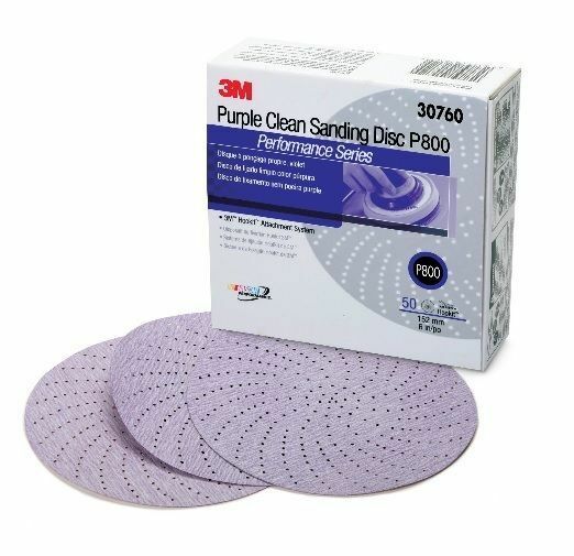 3M 30760 Purple Clean Sanding Hookit™ Disc P800 - Auto Color