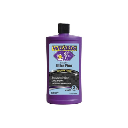 Wizards 41003 Select Pro Ultra Fine 3 machine finish 32-ounce bottle