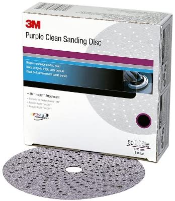 3M 30761 Purple Clean Sanding Disc, 600 Grit - Auto Color