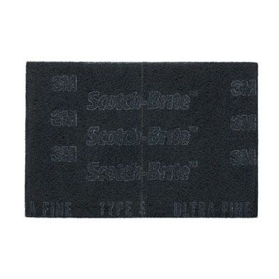 Scotch-Brite™ 64935, Non-Woven Hand Pad, 6", S Ultra Fine Grade, Gray - Auto Color