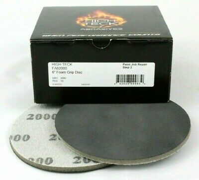 High Teck FA62000, 6" Foam Grip Disc, P2000 - Auto Color