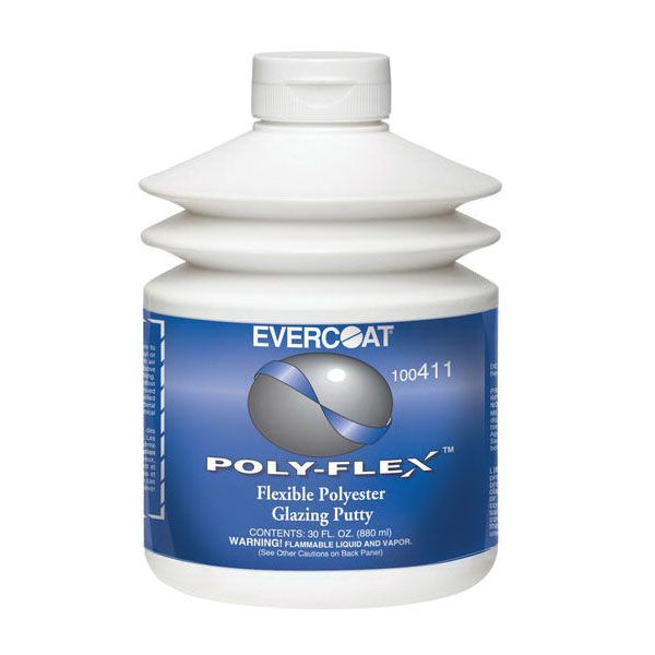 EVERCOAT® POLY-FLEX™ 100411 Polyester Glazing Putty, 30 oz Pumptainer - Auto Color