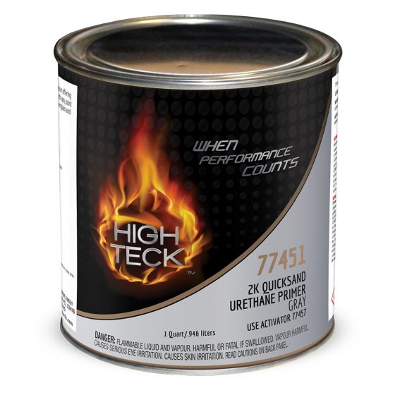 High Teck 77451, 2K Quicksand Urethane Primer, Gray - Auto Color