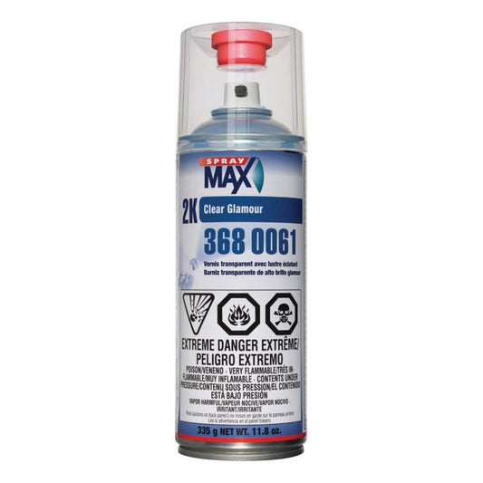 SprayMax® 3680061 2K Glamour Clear Coat, 11.8 oz, High Gloss - Auto Color