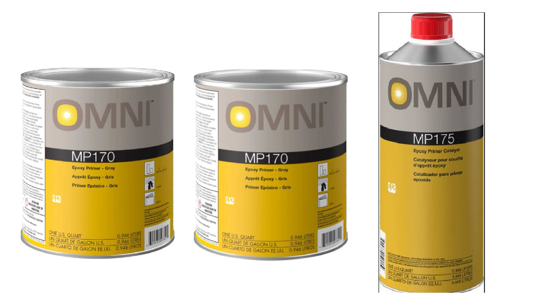 OMNI MBC Complete Automotive Paint Kit: Reducer, Clear & Activator (Ga ...