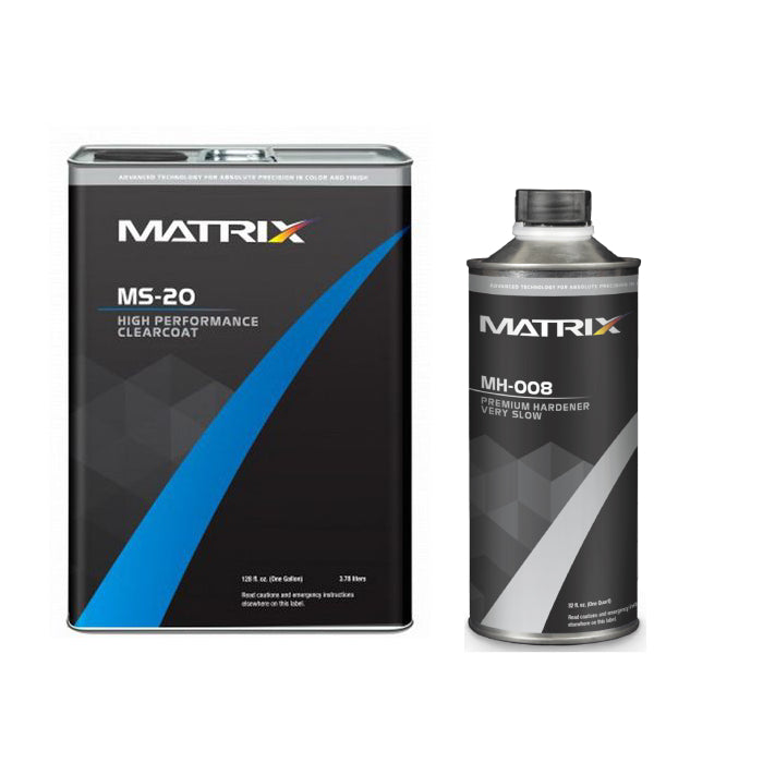Capa transparente MATRIX MS-20 de alto rendimiento (gl), mezcla 2:1, con o sin endurecedor (2 qt)