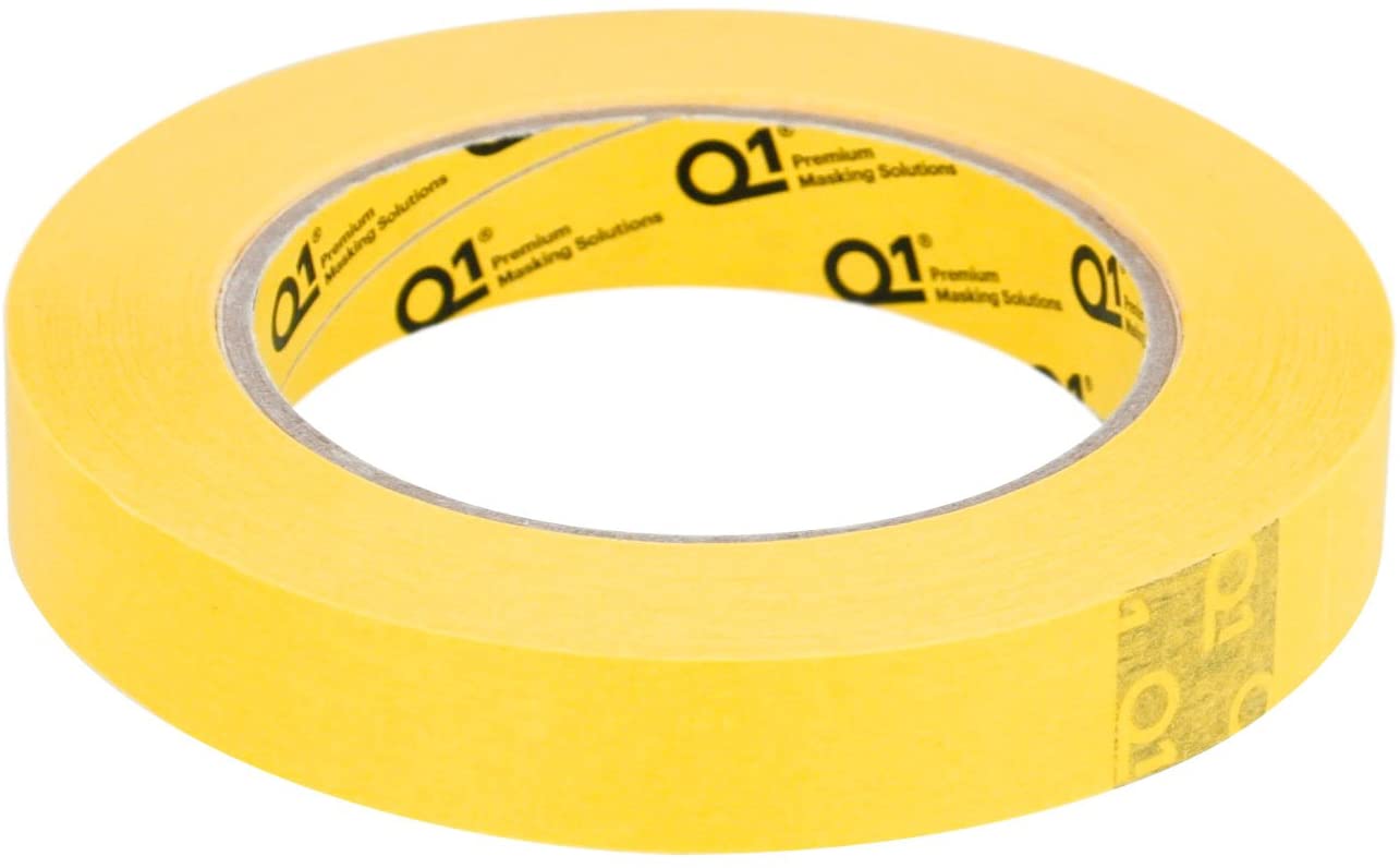 3M Yellow Automotive Masking Tape Bundle – 6 Rolls 06652 + 3 Rolls 06654 – 55m Each