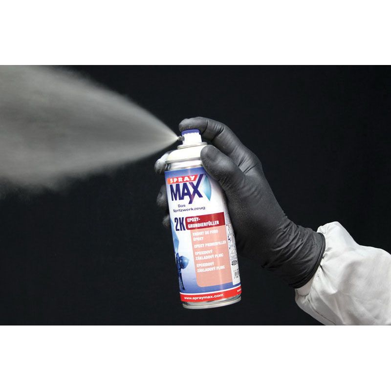 SprayMax® 3680032 Universal 2K Epoxy Primer Filler, Beige, 8.1 to 1.2 sq-ft Coverage, 12 hr Dry Curing - Auto Color