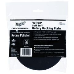 WRBP Soft Buff™ Rotary Backing Plate, 7" & 8" Diameter Pad System, Hook and Loop Attachment - Auto Color